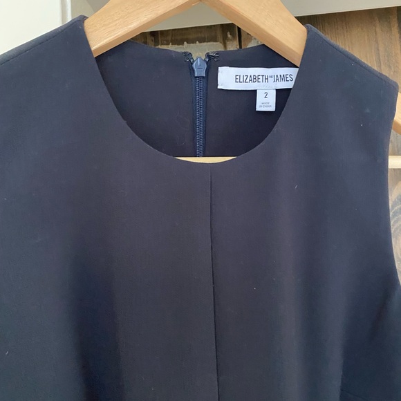Elizabeth James Navy Blue Dress, Size 2 - Picture 2 of 2